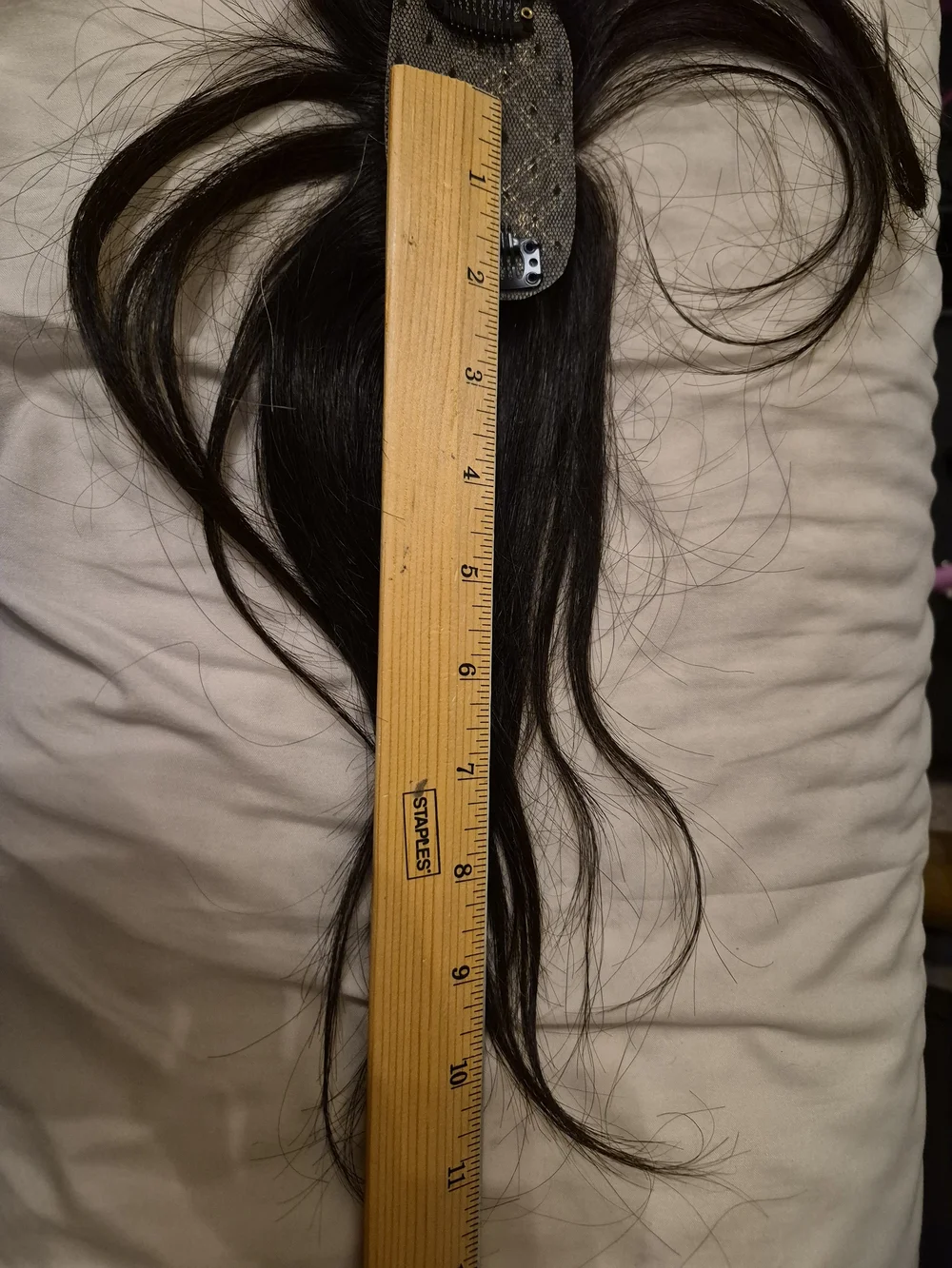 Black Human Hair Topper